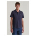 POLOKOŠEĽA GANT REG SHIELD SS PIQUE POLO EVENING BLUE