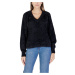 Vero Moda  VMNERA LS V-NECK PULLOVER BOO 10310874  Svetre Čierna