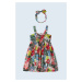 Dievčenské bavlnené šaty Mayoral mini, áčkový strih