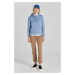 MIKINA GANT REG TONAL SHIELD HOODIE BLUE WATER