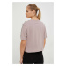 Bavlnené tričko Guess BRITNEY fialová farba, V3RI08 I3Z14