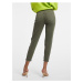 Zelené dámske skrátené slim fit džínsy ORSAY