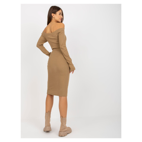 Dress-EM-SK-674.26P-dark beige