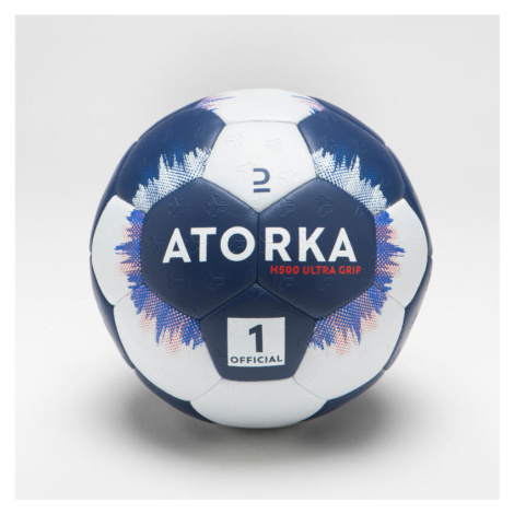 Hybridná lopta na hádzanú H500 veľkosť 1 modro-biela ATORKA
