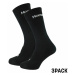 3PACK Horsefeathers socks black