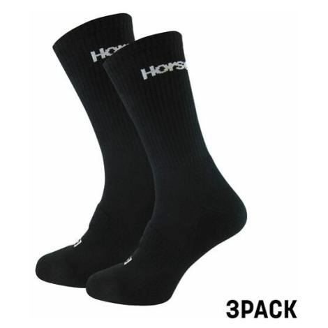 3PACK Horsefeathers socks black