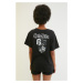 Trendyol Black Harry Potter Licensed Boyfriend Knitted T-shirt T-Shirt
