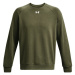 Under Armour RIVAL FLEECE CREW Pánska mikina, khaki, veľkosť