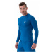 Nebbia Functional with Long Sleeves Active Blue Fitness tričko