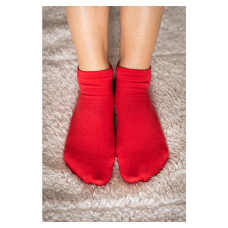 Barefoot ponožky krátke - červené