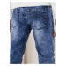 Pánske modré džínsové joggery Dstreet UX4230
