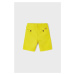 Detské krátke nohavice Mayoral žltá farba,
