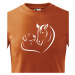 Detské tričko pre milovníkov zvierat - Srdce koňa a psa - skvelý darček