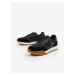 Čierne pánske kožené tenisky Calvin Klein Jeans Toothy Runner