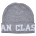 Jaquard Beanie logo grey