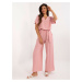 Pink viscose summer set