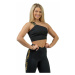 Nebbia High Support Sports Bra INTENSE Asymmetric Black/Gold Fitness bielizeň