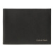 Calvin Klein Veľká pánska peňaženka Ck Concise Trifold 10Cc W/Coin L K50K510600 Čierna