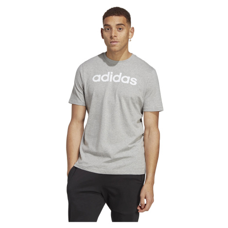 Pánske tričko na fitnes sivé Adidas