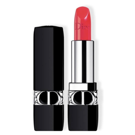 Dior Dlhotrvajúci plniteľný rúž Rouge Dior Satin 3,5 g 720 Icône