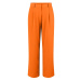 PIECES Plisované nohavice  oranžová