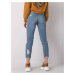 Modré roztrhané mom jeans od Steffi RUE PARIS