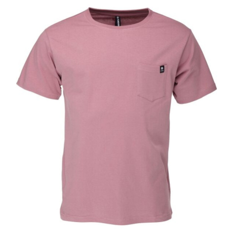 FUNDANGO TALMER POCKET T-SHIRT Pánske tričko, ružová, veľkosť