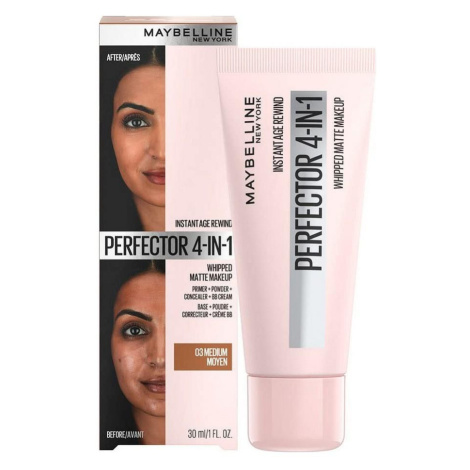 Maybelline Krycí krém na tvár Anti Age Perfector Medium 4v1 30 ml