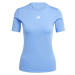 adidas TF TRAIN T Dámske športové tričko, modrá, veľkosť