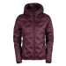 Dámska bunda FUNDANGO ALSEA Hooded Down Jacket-398 - aubergine