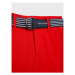 Tommy Hilfiger Bavlnené šortky Essential KB0KB08127 D Červená Slim Fit