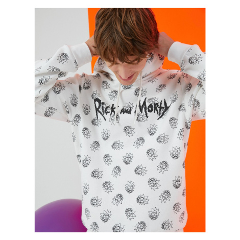 Koton Rick And Morty Raised Hoodie & Sweatshirt. Licensed Printed