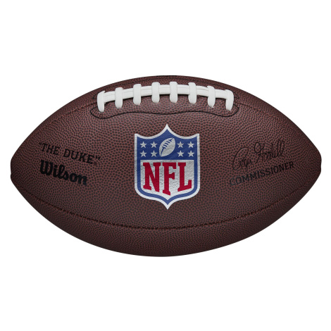 Lopta na americký futbal oficiálna replika NFL DUKE hnedá Wilson