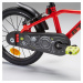 16-palcový hliníkový bicykel 900 RACING červený pre deti 4,5 - 6 rokov