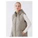 LC Waikiki Lcwk Women's Hooded Plain Puffer Vest