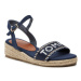 Tommy Hilfiger Espadrilky Rope Wedge Sandal T3A7-33287-0890 M Tmavomodrá