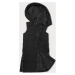 Dlhá čierna dámska páperová vesta (5M3157-392)