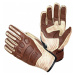 Kožené moto rukavice W-TEC Retro Gloves Farba hnedo-béžová