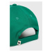 Detská bavlnená čiapka Roxy zelená farba, jednofarebná