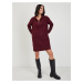 Burgundy Sweater Dress Noisy May Walice - Women