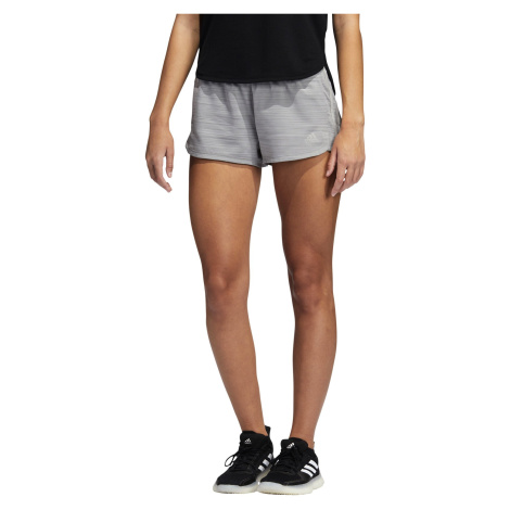 Dámské šortky adidas Pacer 3-Stripes Woven Heather Shorts Mgh Solid Grey