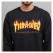 Thrasher Flame Logo LS Tee Black