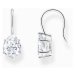 Thomas Sabo H2290-051-14 Silver dangle earrings with white cubic zirconia