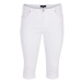 Zizzi Capri nohavice O10305H Biela Slim Fit