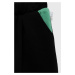 Detské bavlnené šortky United Colors of Benetton čierna farba, vzorované, nastaviteľný pás