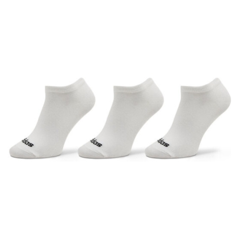 Adidas Ponožky Krátke Unisex Thin Linear Low-Cut Socks 3 Pairs HT3447 Biela