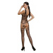 Passion ECO BS009 black - Bodystocking Farba: Čierna