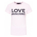 LOVE MOSCHINO Tričko W4F7356E 1698 Ružová Regular Fit