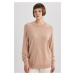 DEFACTO Relax Fit Crew Neck Basic Knitwear Sweater