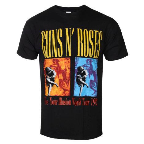 Tričko metal ROCK OFF Guns N' Roses UYI World Tour Čierna
